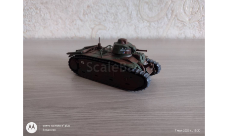 Модель танка Char B-1 Bis Eaglemoss, масштабные модели бронетехники, scale72