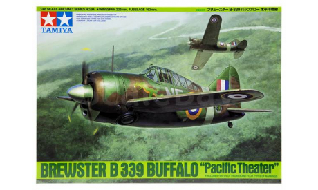 Сборная модель самолёта Brewster Buffalo, сборные модели авиации, Tamiya, 1:48, 1/48