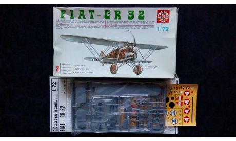 Модель самолета Fiat CR-32, сборные модели авиации, Supermodel, 1:72, 1/72