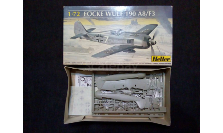 Сборная модель Focke-Wulf FW-190, сборные модели авиации, Heller, scale72