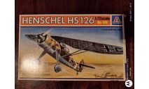 Сборная модель самолета Henscel HS-126, сборные модели авиации, Italeri, scale72