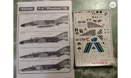 Декаль для модели самолета F-4 Phantom (ВВС), фототравление, декали, краски, материалы, Travers, scale72
