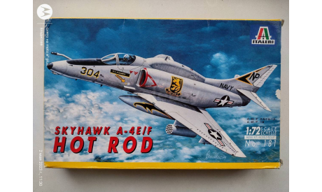 Сборная модель самолета Skyhawk A-4 Hot Rod, сборные модели авиации, Italeri, scale72