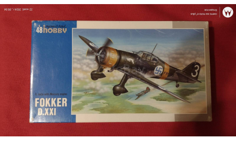 Продам модель истребителя Fokker D 21, сборные модели авиации, Special Hobby, scale48