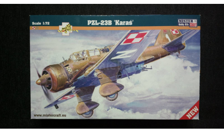 Модель самолета PZL-23 Karas, сборные модели авиации, Mistercraft, scale72