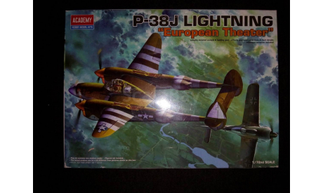 Модель самолета Lightning P-38J, сборные модели авиации, Academy, scale72