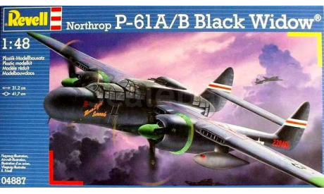 Сборная модель самолета P-61 Black Widow, сборные модели авиации, Revell, scale48