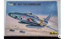 Сборная модель самолета RF-84F Thunderflash, сборные модели авиации, Heller, scale48