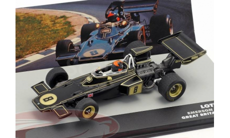 Lotus 72D #8 Winner British GP formula 1 1972 Emerson Fittipaldi, масштабная модель, Altaya, scale43