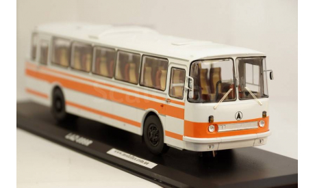 ЛАЗ 699Р (Бело-оранжевый), 1 Выпуск, Classicbus 1:43, 04014С, масштабная модель, Ikarus, scale43