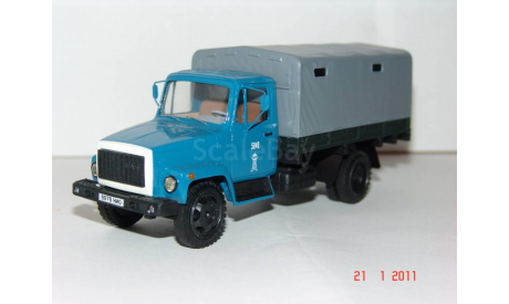 Газ 3307 с тентом, Херсон Моделс 1:43, редкая масштабная модель, 1/43