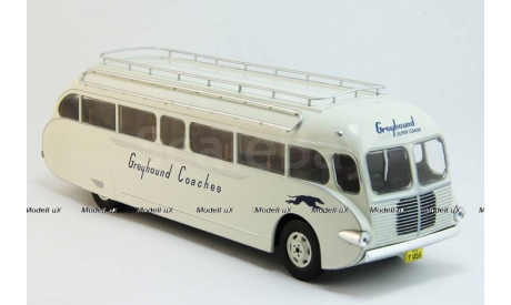Ford Super Coach Greyhound №42, AUTOBUS DAL MONDO, Hachette 1:43, масштабная модель, 1/43