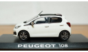 Peugeot 108 Cabriolet 2014, Norev 1:43, масштабная модель, 1/43