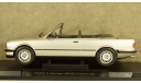 BMW 320i (E30) Convertible Silver 1985, 18152, MCG 1:18, масштабная модель, scale18
