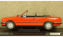 BMW 325i (E30) Convertible red, MCG18151, MCG 1:18, масштабная модель, scale18