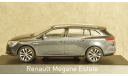 Renault Megane Estate 2020 Titanium Grey, Norev 1:43, масштабная модель, scale43