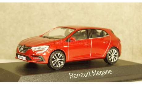 Renault Megane 2020 Flame Red, Norev 1:43, масштабная модель, scale43