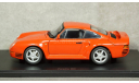 Porsche 959 1986 red, Auto Art 1:18, редкая масштабная модель, Autoart, scale18