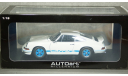 Porsche 911 Carrera RS 2.7 1973 white/blue, Auto Art 1:18, редкая масштабная модель, Autoart, scale18