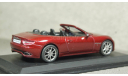 Maserati GranCabrio Sport dark red, Leo Models 1:43, редкая масштабная модель, scale43