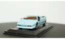 Lamborghini P132 1986 lightblue, WhiteBox 1:43, масштабная модель, scale43