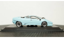 Lamborghini P132 1986 lightblue, WhiteBox 1:43, масштабная модель, scale43