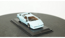 Lamborghini P132 1986 lightblue, WhiteBox 1:43, масштабная модель, scale43