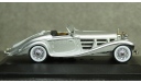 Mercedes 540K Spezial-Roadster (W29)1936 серебристый, Atlas 1:43, масштабная модель, Mercedes-Benz, 1/43