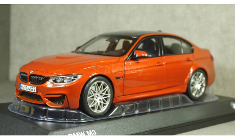 BMW M3 F80 Competition 2016 red, Norev 1:18, редкая масштабная модель, 1/18