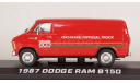 Dodge RAM B150 Official Truck Indy 500 1987, 86576, Greenlight 1:43, масштабная модель, Greenlight Collectibles, scale43