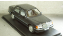 Mercedes 300E W124 1984 metallic-black, MCG 1:18, редкая масштабная модель, 1/18