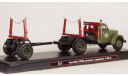 УралЗис-355М лесовоз с прицепом 1-ПР-5, TruckTyr 1:43, масштабная модель, scale43