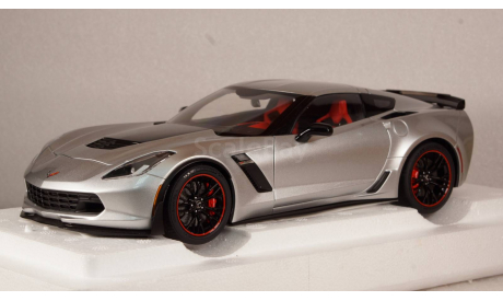 Chevrolet Corvette C7 Z06 blade silver, 71258, Auto Art 1:18, редкая масштабная модель, Autoart, scale18