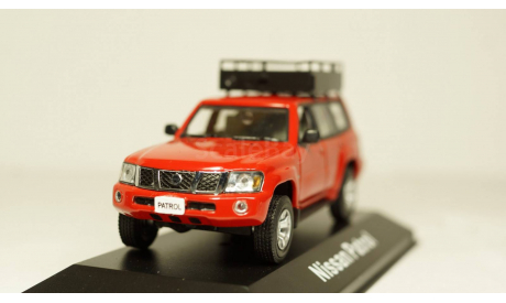 Nissan Patrol Y61 красный, J-COLLECTION 1:43, масштабная модель, scale43