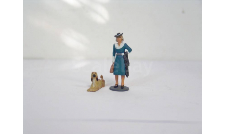 Фигурка М.Дитрих с собачкой, фигурка, 1:43, 1/43, Артель ’Universal’