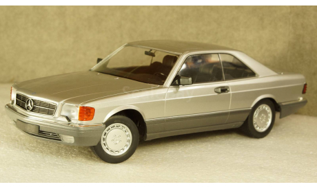 Mercedes 560 SEC (C126), silver, 1985, KKDC180332, KK-Scale 1:18, масштабная модель, Mercedes-Benz, KK-Sale, scale18