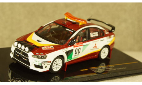 Mitsubishi Lancer Evo X #00 H.Miyoshi/S.Hayashi Rally Japan Safety car 2008, KB1048, IXO 1:43, масштабная модель, scale43