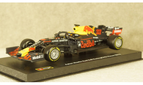 Red Bull RB15 Honda, No.33, Aston Martin Red Bull Racing, Red Bull, formula 1 with figure, M.Verstappen, BBU18-38050, Burago 1:43, масштабная модель, BBurago, scale43