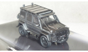 Mercedes G Brabus 550 Adventure 4X4² 2017 matt black, арт. 437037164, Minichamps 1:43, масштабная модель, scale43