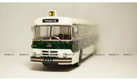 BERLIET PLR 8 MU 1956 №69, AUTOBUS DAL MONDO, Hachette 1:43, масштабная модель, scale43