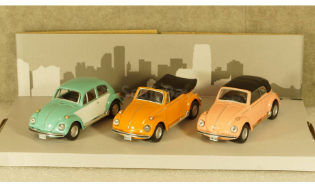 Volkswagen Beetle Набор из 3шт, cara35309, Cararama 1:43, масштабная модель, scale43