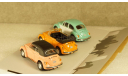 Volkswagen Beetle Набор из 3шт, cara35309, Cararama 1:43, масштабная модель, scale43