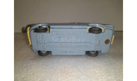 Ford Concul Cortina, серо-голубой цвет, масштабная модель, Ремейк СССР, scale43