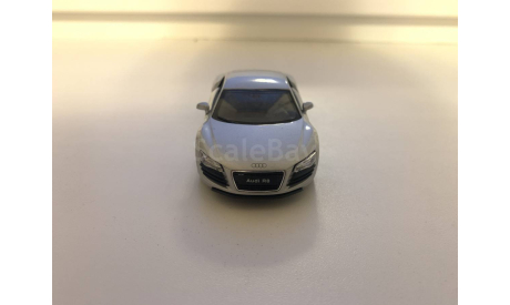 Audi R8, масштабная модель, Welly, scale43