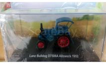 Трактор Lanz Bulldog D5706A 1952, масштабная модель трактора, 1:43, 1/43, Тракторы. История, люди, машины. (Hachette collections)