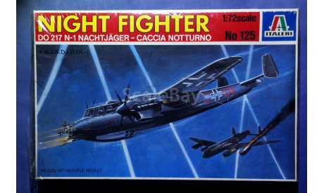 Модель ночного истребителя Dornier Do 217 N-1 Nachtjäger, сборные модели авиации, scale72, Italeri