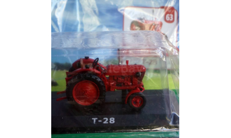 Трактор Т-28 (серия Тракторы №63), масштабная модель трактора, 1:43, 1/43, Тракторы. История, люди, машины. (Hachette collections)