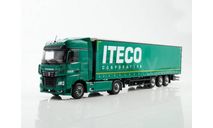 КамАЗ-54901 с п/прицепом НефАЗ-93341 «ITECO» - зелёный, масштабная модель, ПАО КАМАЗ, scale43