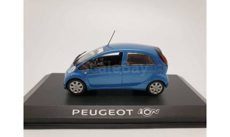 Peugeot Ion 2010 ocean blue арт.470100, масштабная модель, scale43