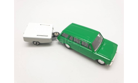 Волжский 2102 С прицепом, масштабная модель, scale43